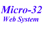 Micro-32 Web System string